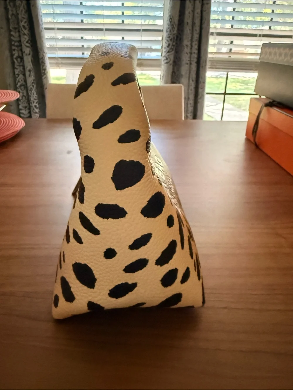 Marc Jacobs Leopard Print Mini Sack Bag in Tan & Black - Picture 3 of 14
